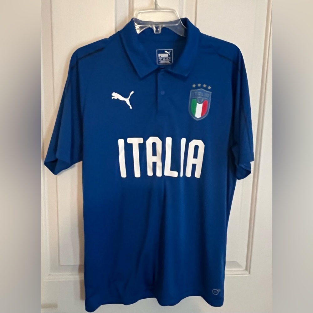 Puma Blue Italy  Jersey Classic Design